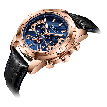 Megir Vengeance Rose Gold Blue