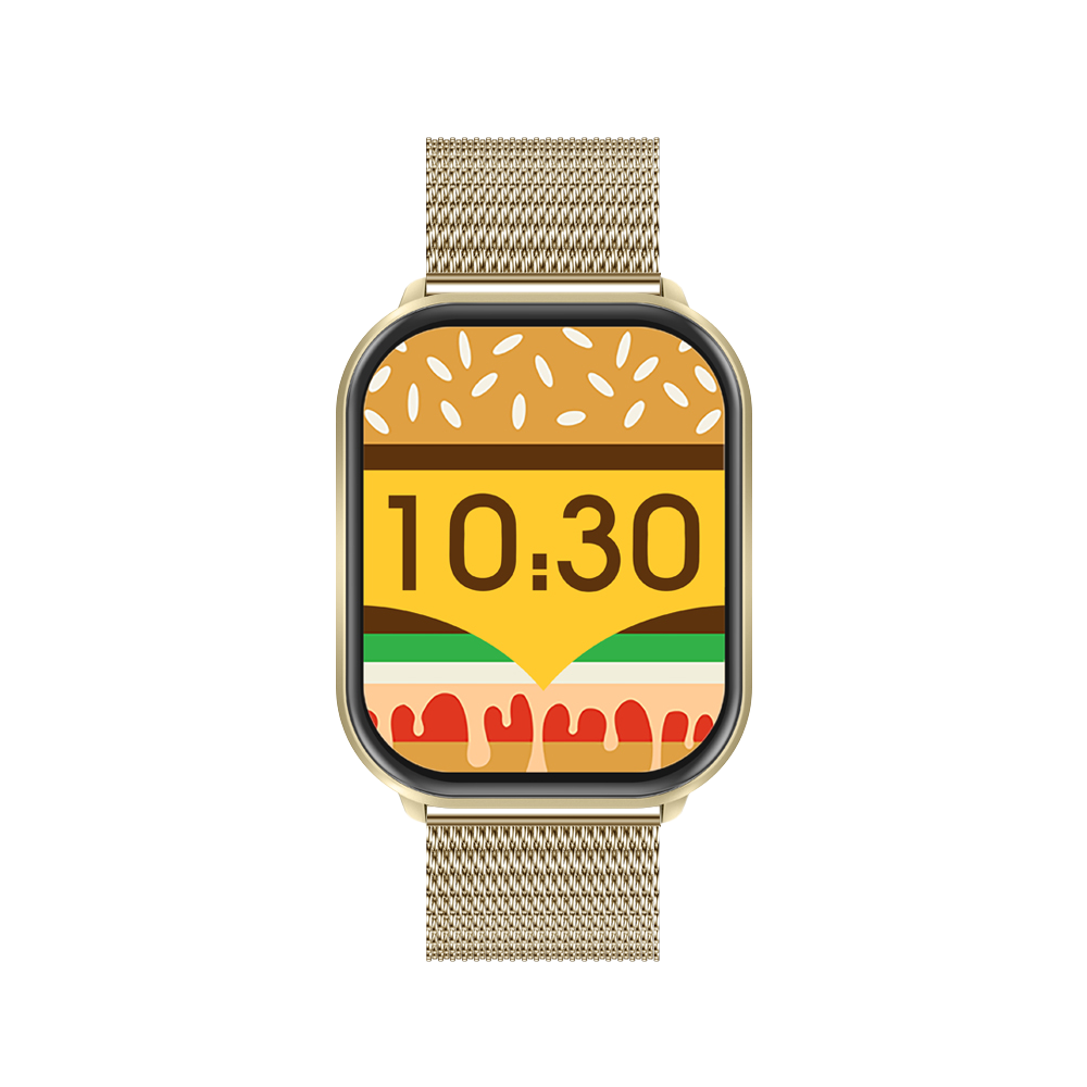 Philippe Palmer Smart Watch LP47 Gold Mesh - 2