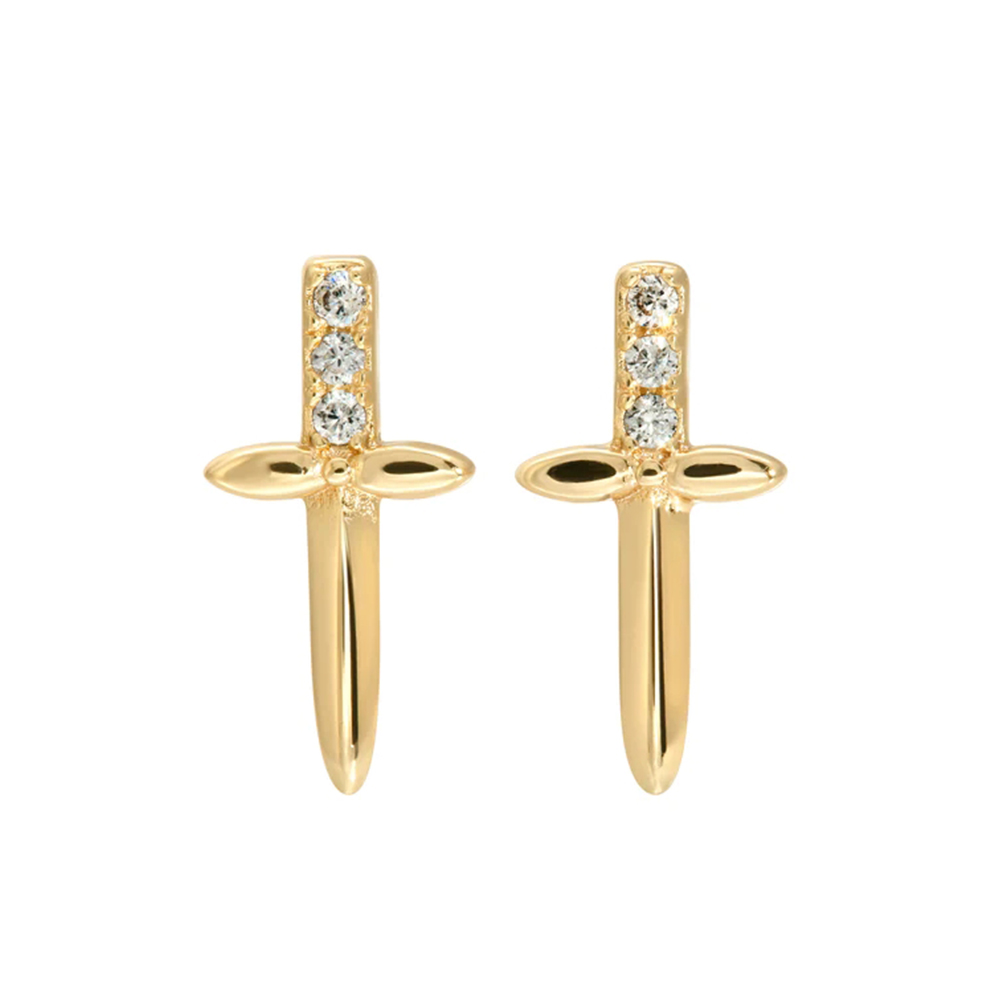 Canard Jewelry S925 Earrings Piper 18K Gold