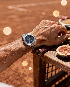 Kompass Star-Dust Arabic Rose Gold Blue