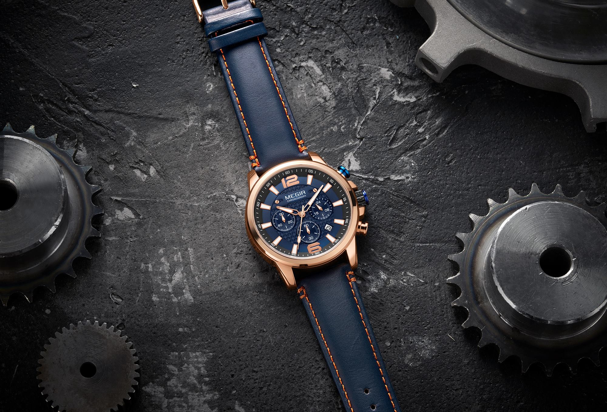 Megir Edge Rose Gold Blue - 3