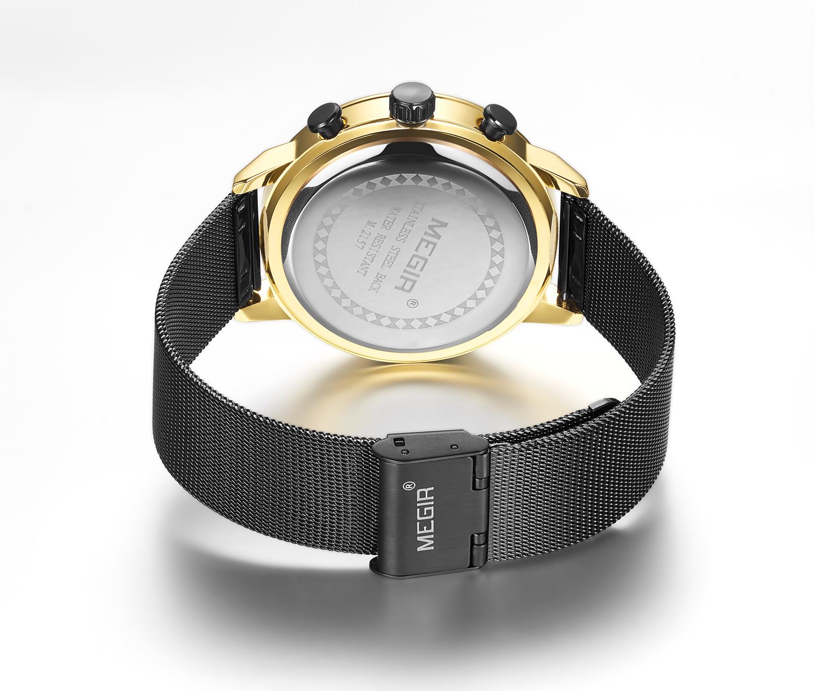 Megir Chrono Pilot Gold - 4