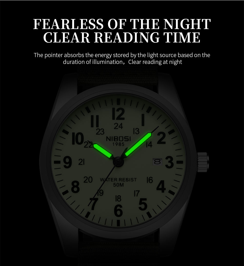 Nibosi Aviator Silver Green - 14