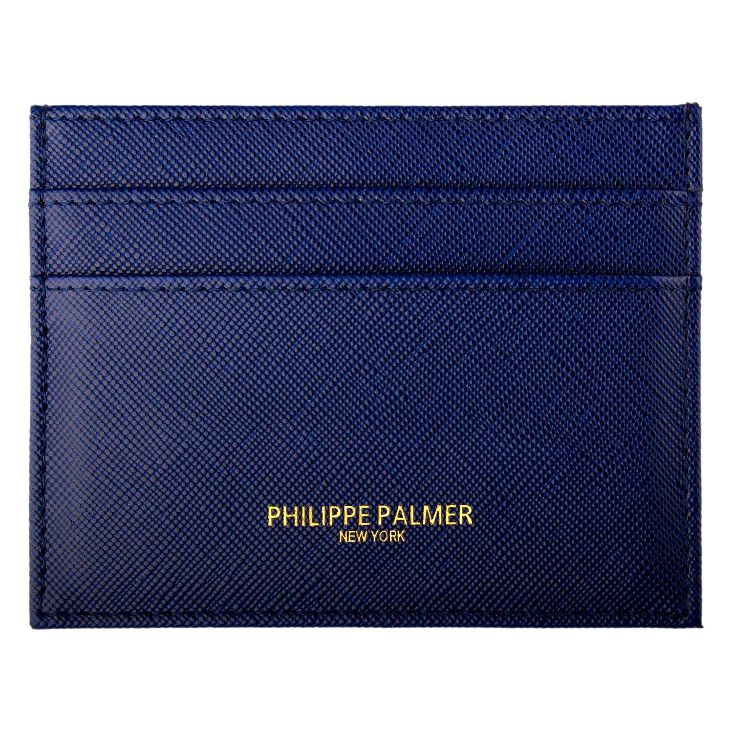 Philippe Palmer Card Holder Blue