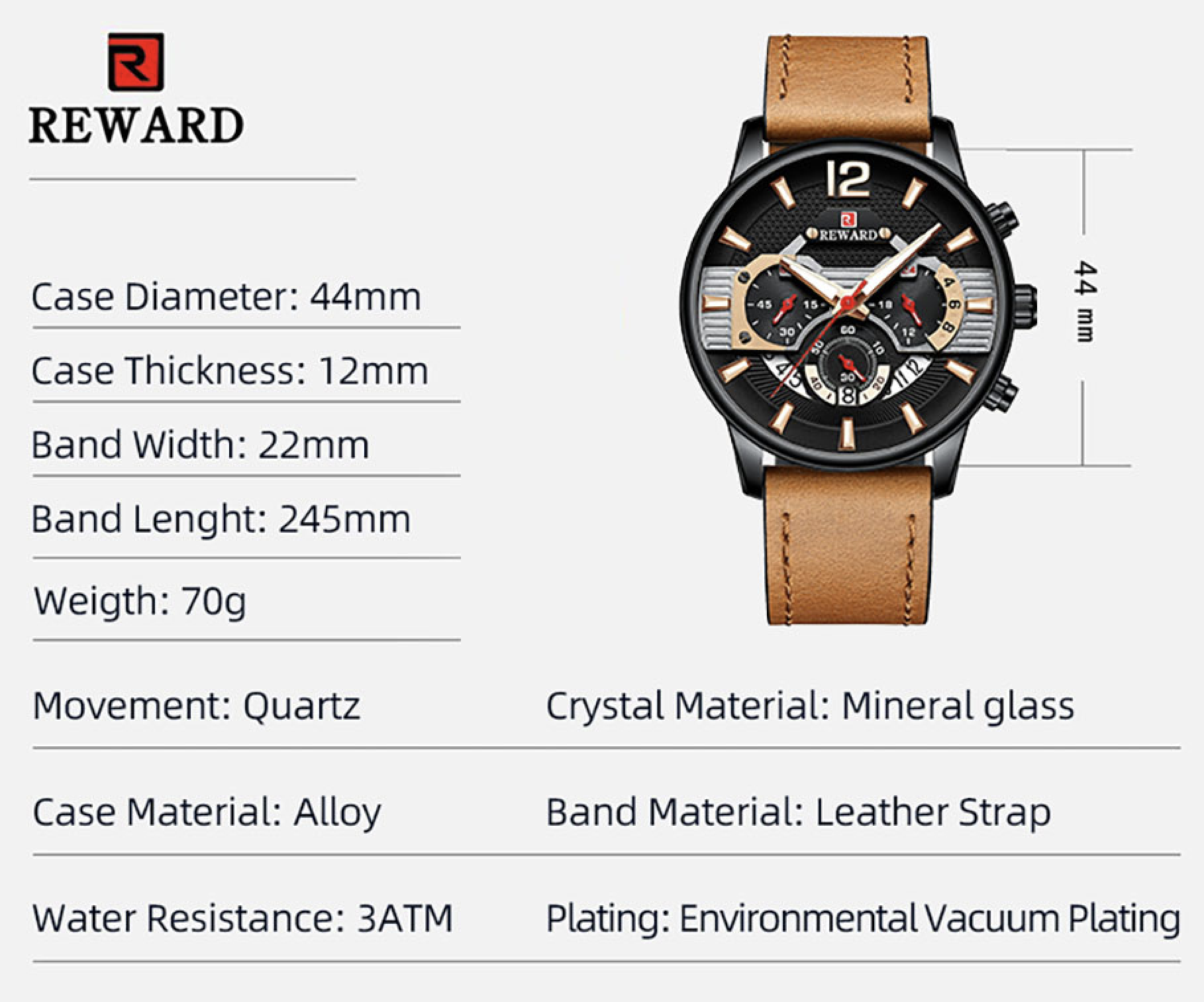 Reward Quasar Black Blue - 7
