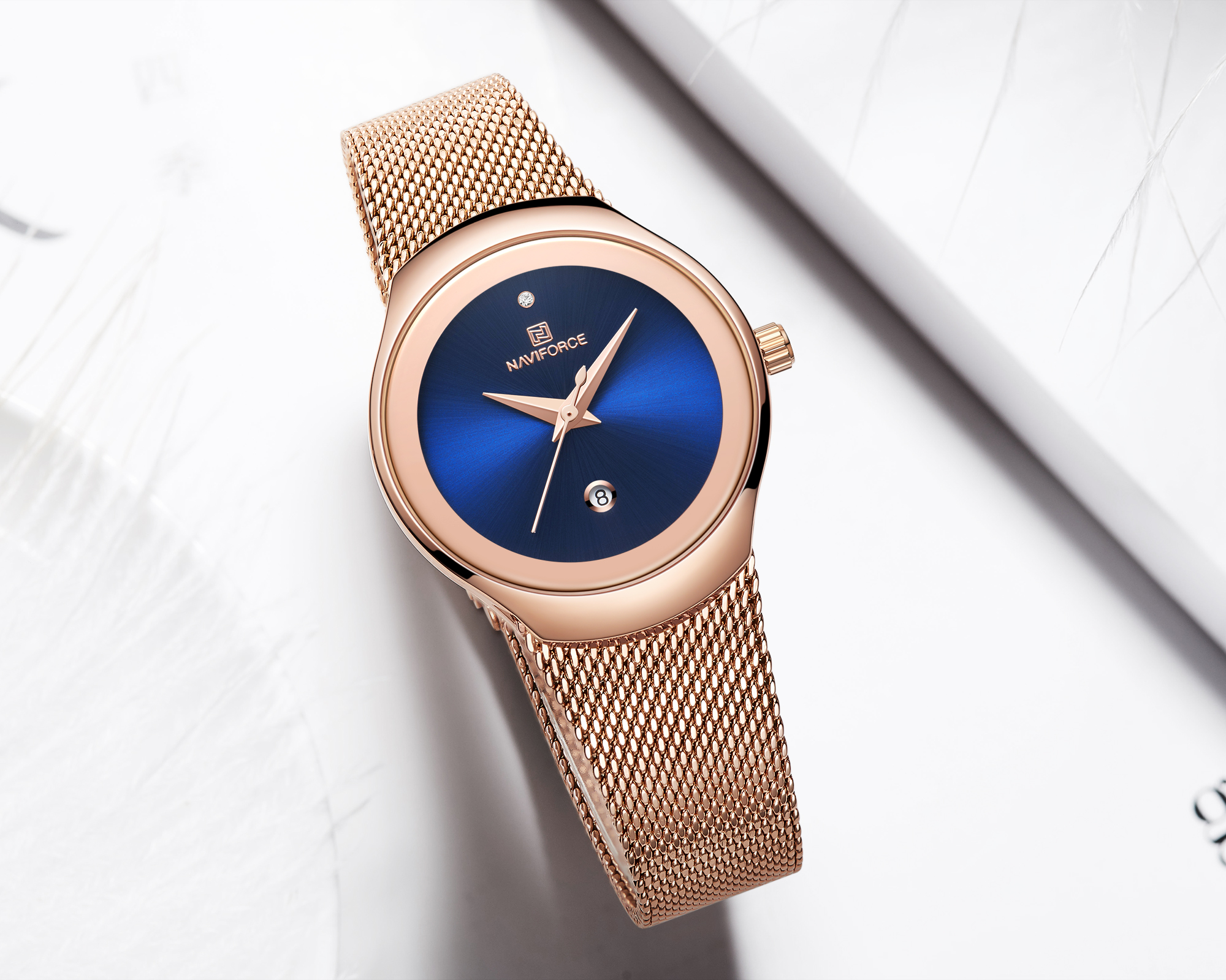 Naviforce Maia Rose Gold Blue - 3