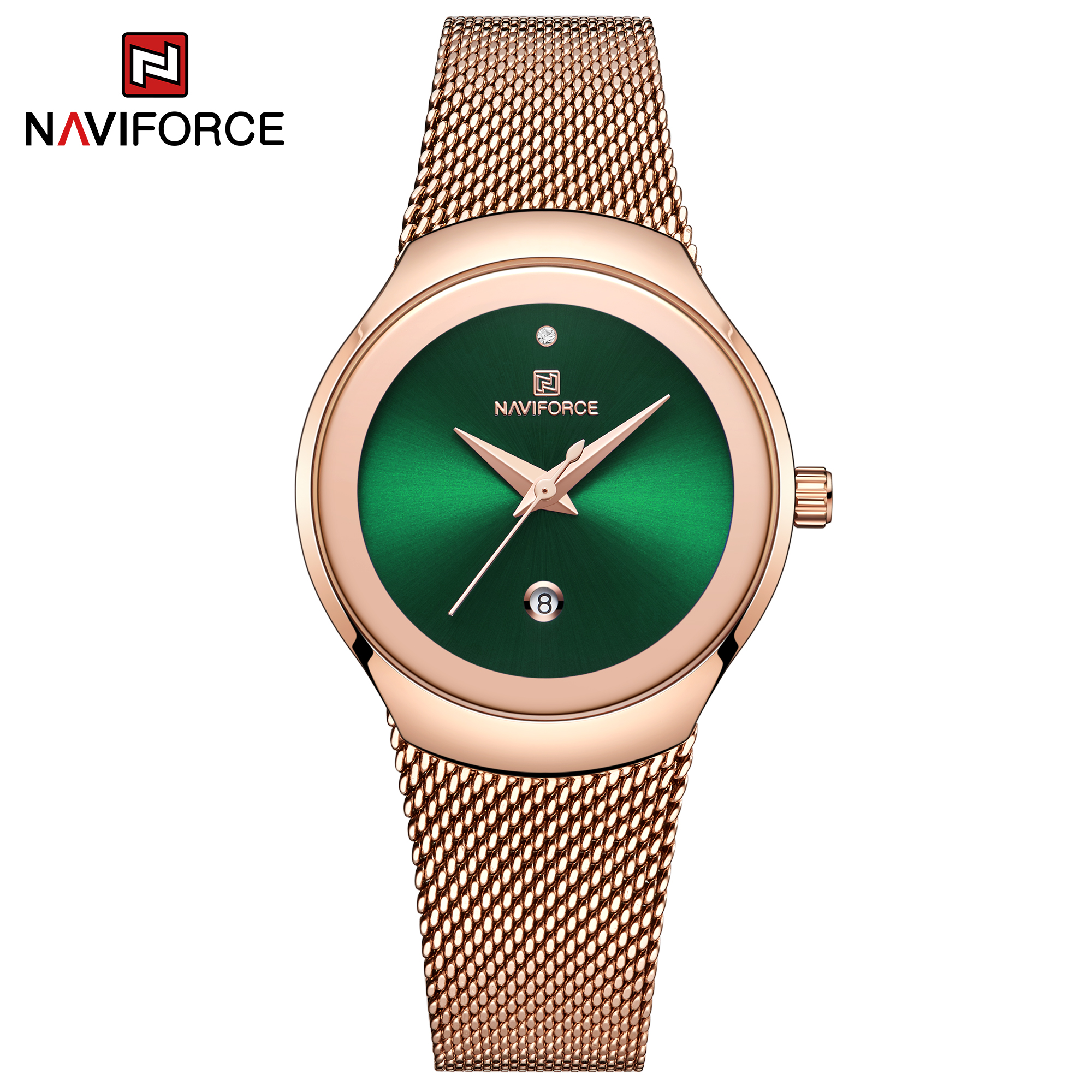 Naviforce Maia Rose Gold Green