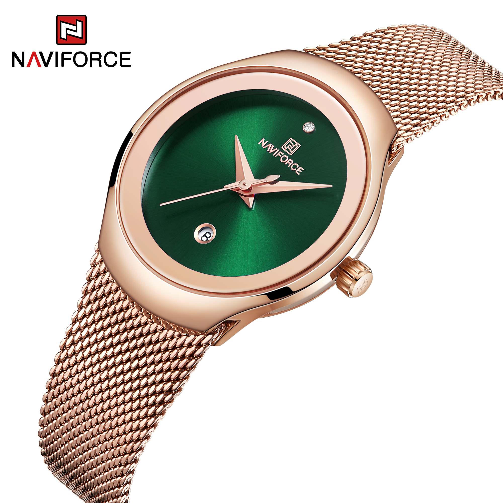 Naviforce Maia Rose Gold Green - 2