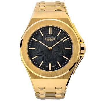 Kompass Mirage Classic Edition Gold Case Black Dial