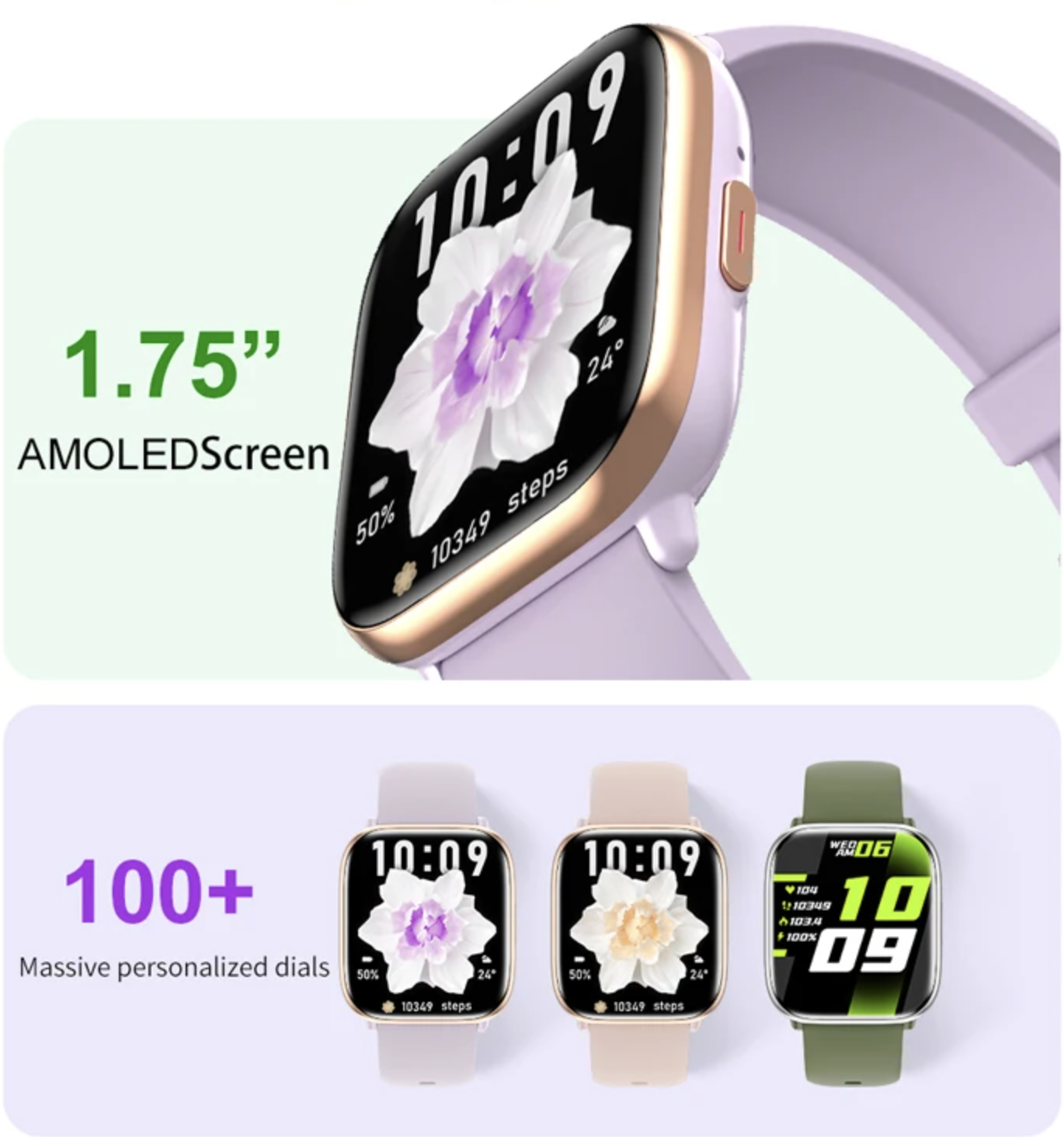 Philippe Palmer Smart Watch LP12 AMOLED Pink - 5
