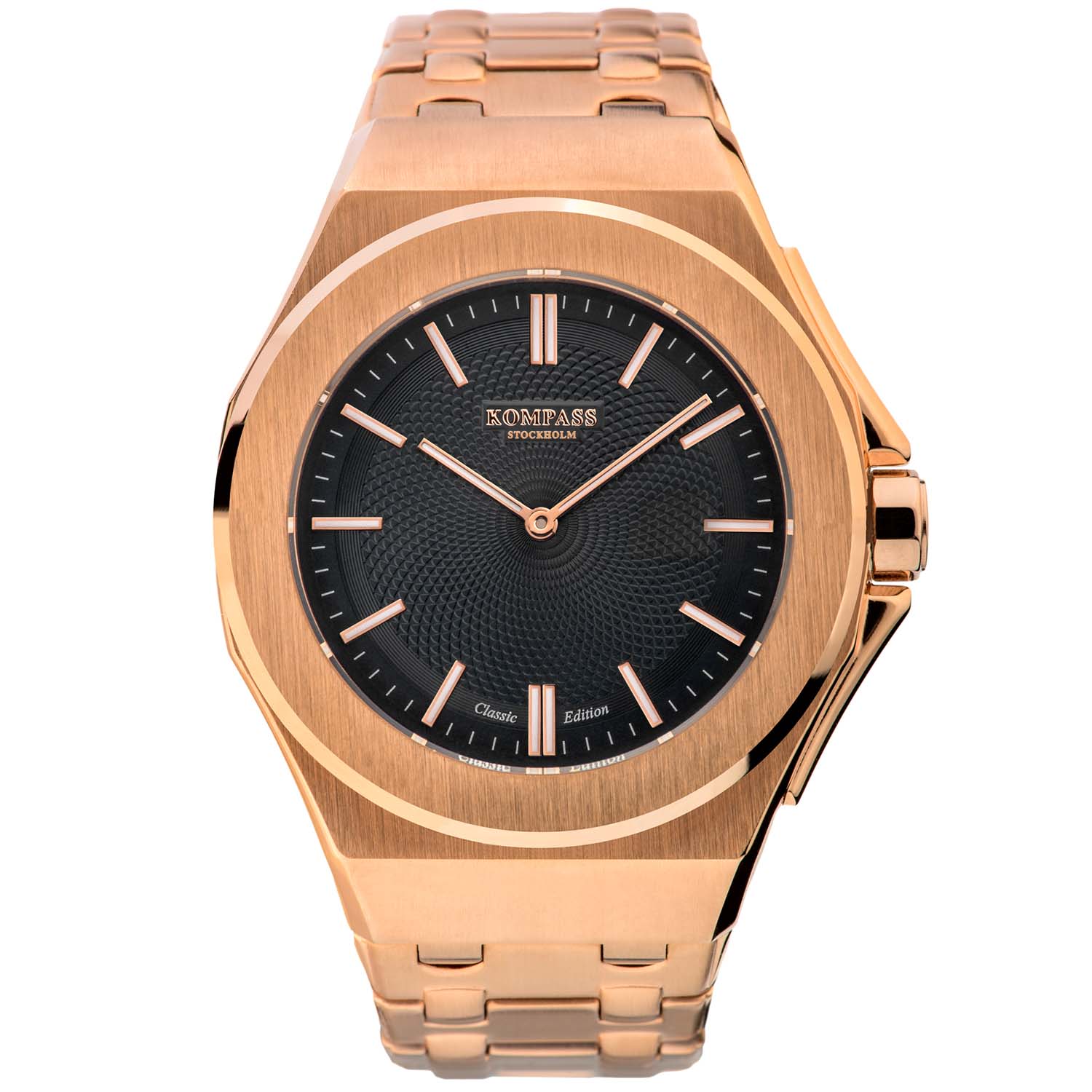 Kompass Mirage Classic Edition Rose Gold Case Black Dial