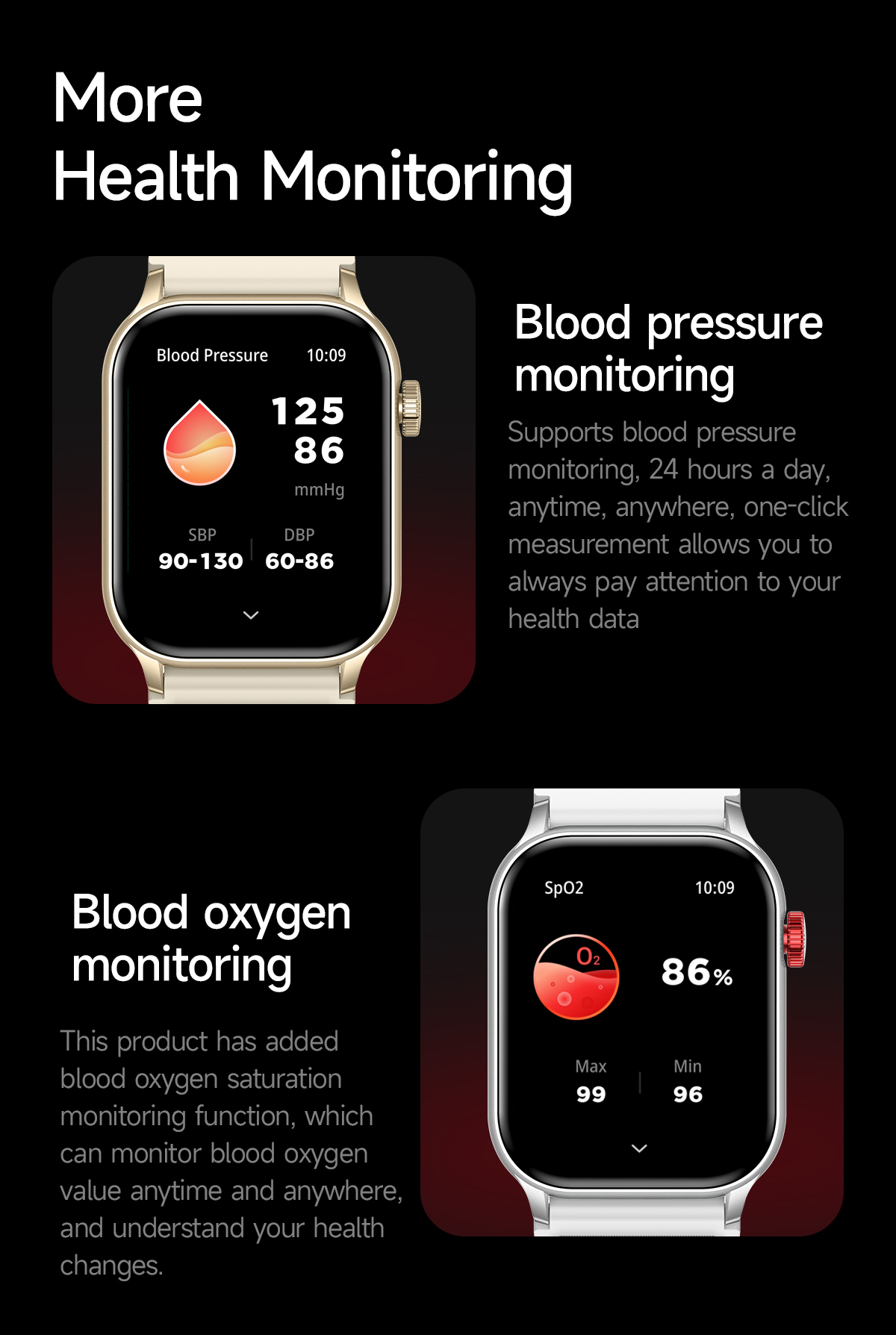 Philippe Palmer Smart Watch LP26 AMOLED Ultra Light Gold - 19