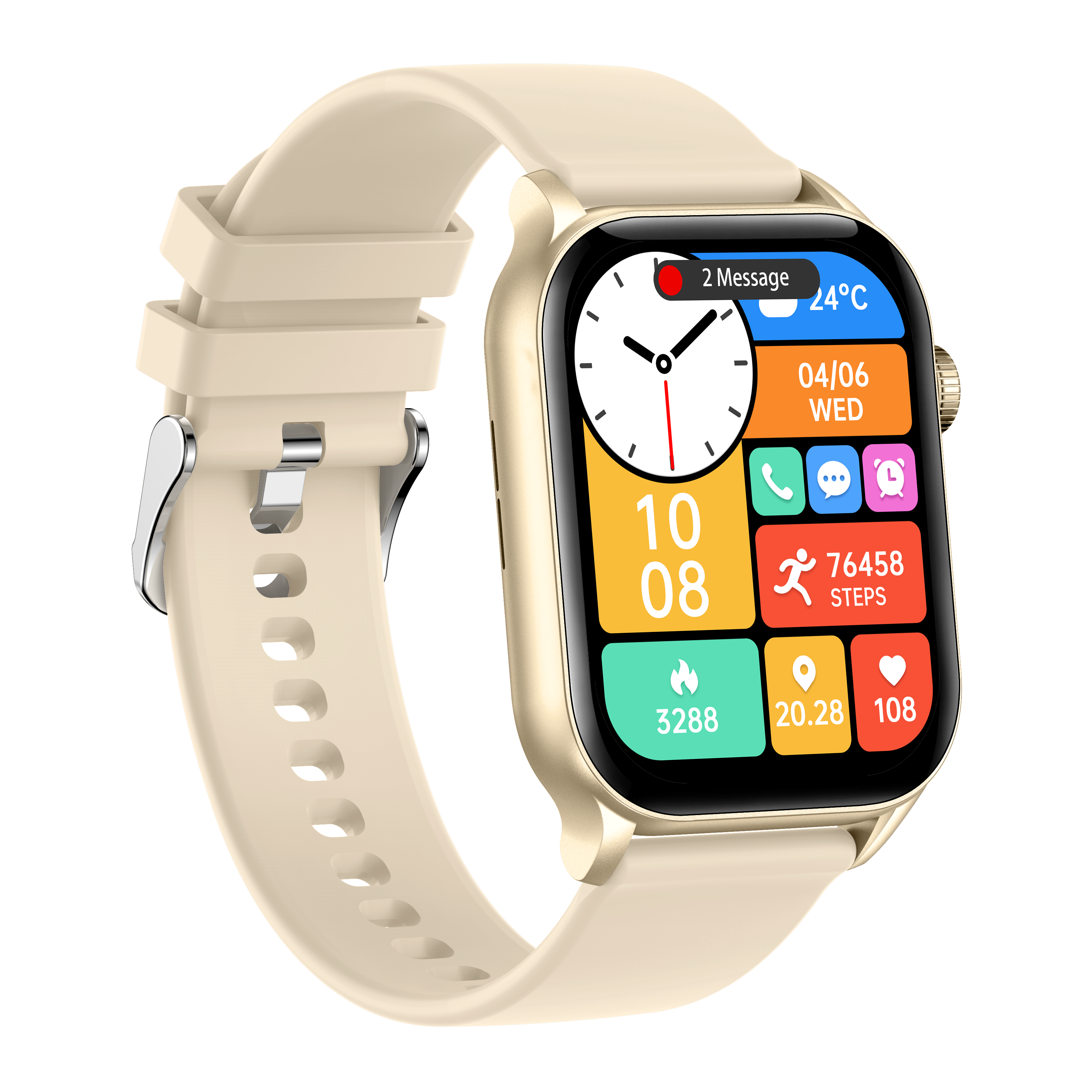 Philippe Palmer Smart Watch LP26 AMOLED Ultra Light Gold - 6