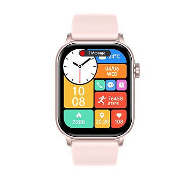 Philippe Palmer Smart Watch LP26 AMOLED Ultra Light Pink