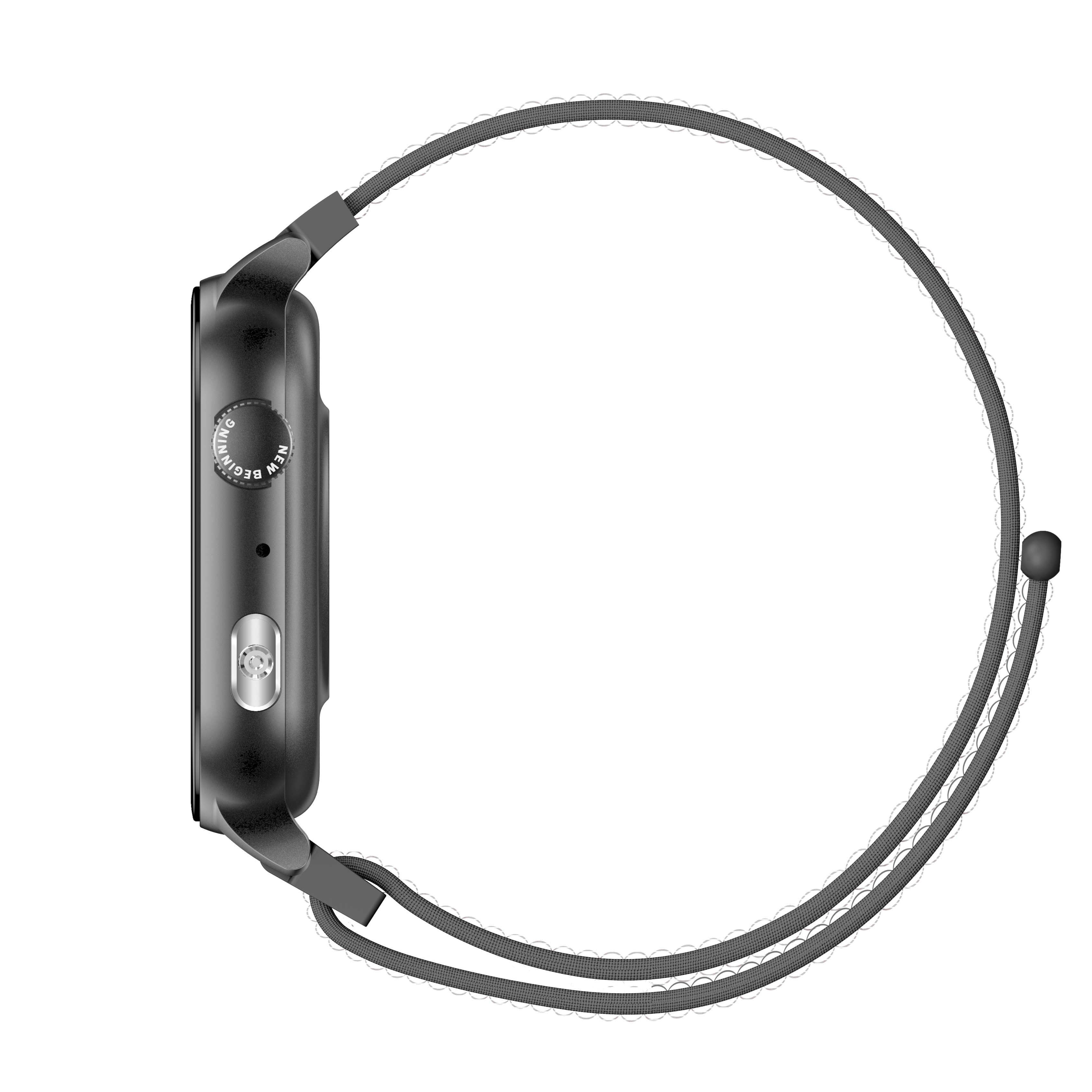 Philippe Palmer Smart Watch LP26 AMOLED Ultra Light Black Nylon - 8