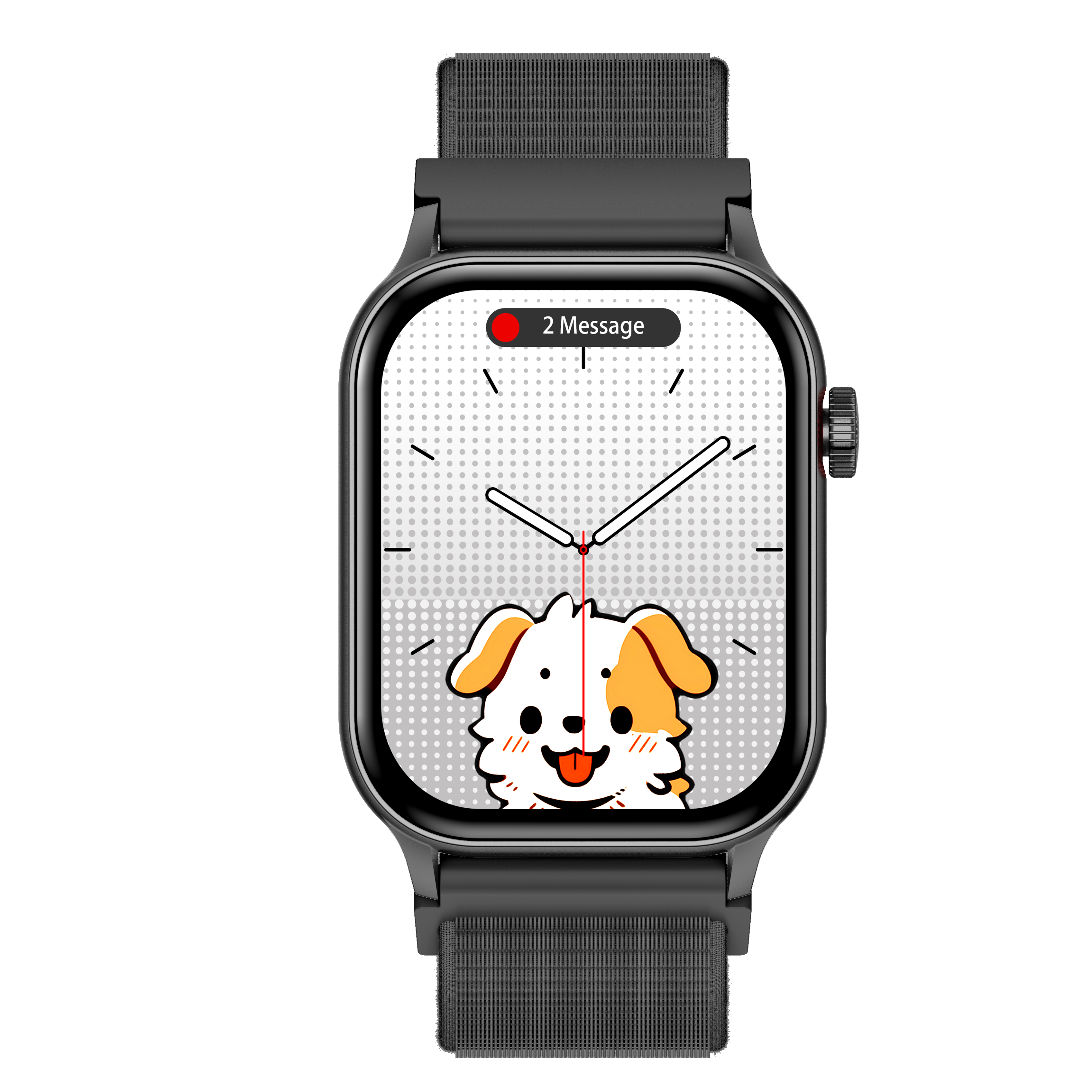 Philippe Palmer Smart Watch LP26 AMOLED Ultra Light Black Nylon - 3