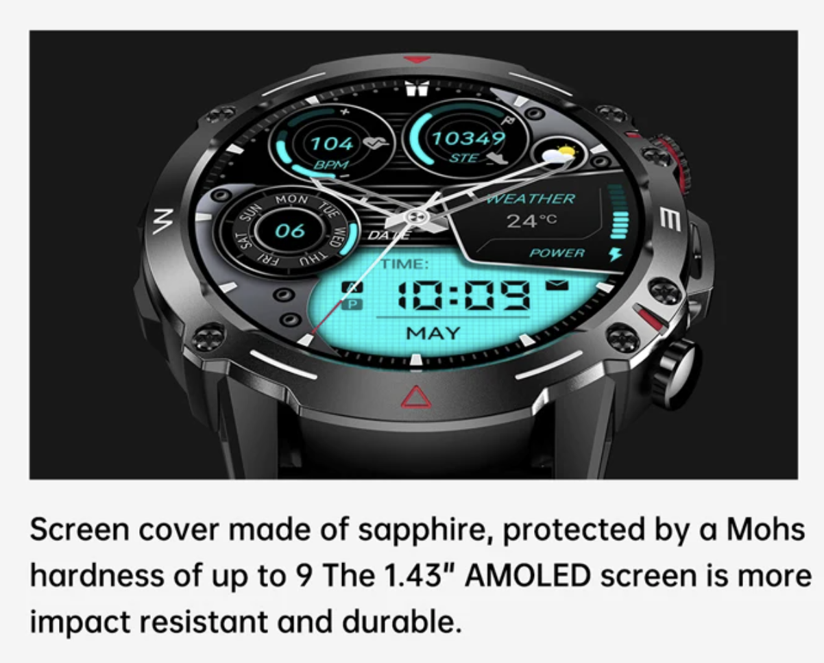 Philippe Palmer Smart Watch LP66 AMOLED Gray - 7