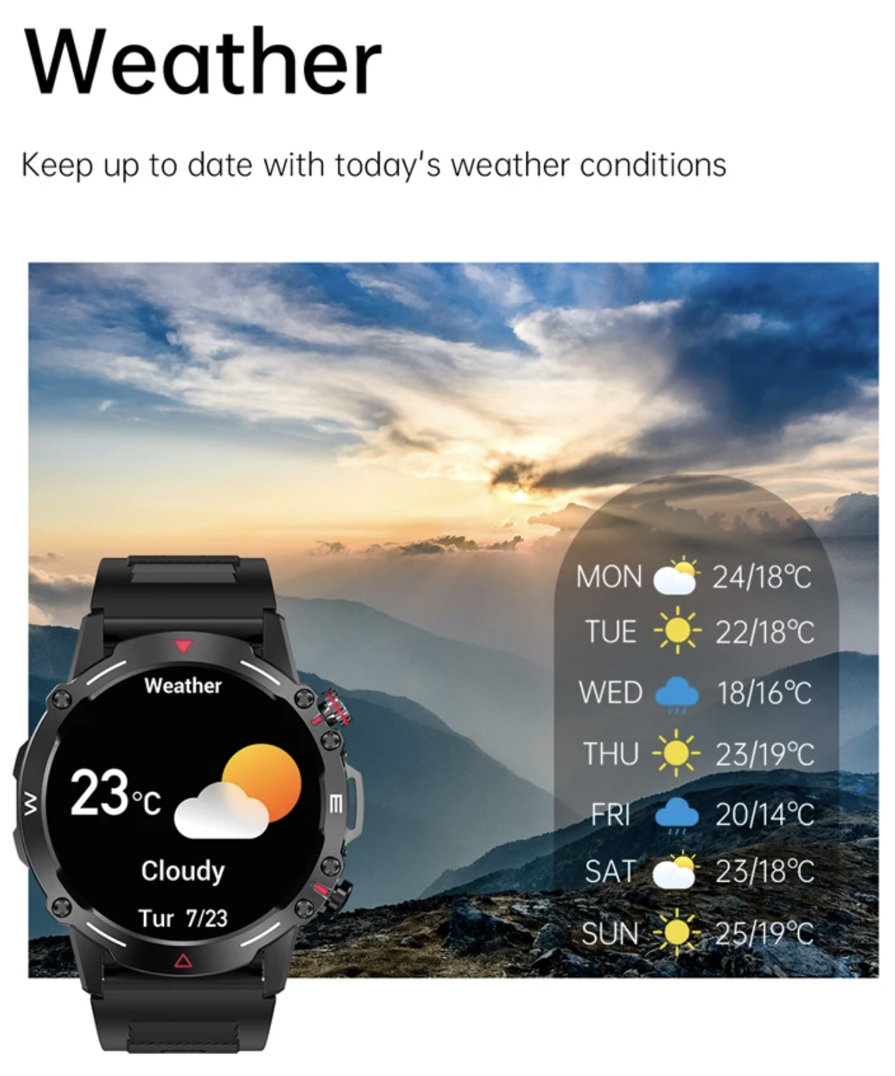 Philippe Palmer Smart Watch LP66 AMOLED Gray - 24
