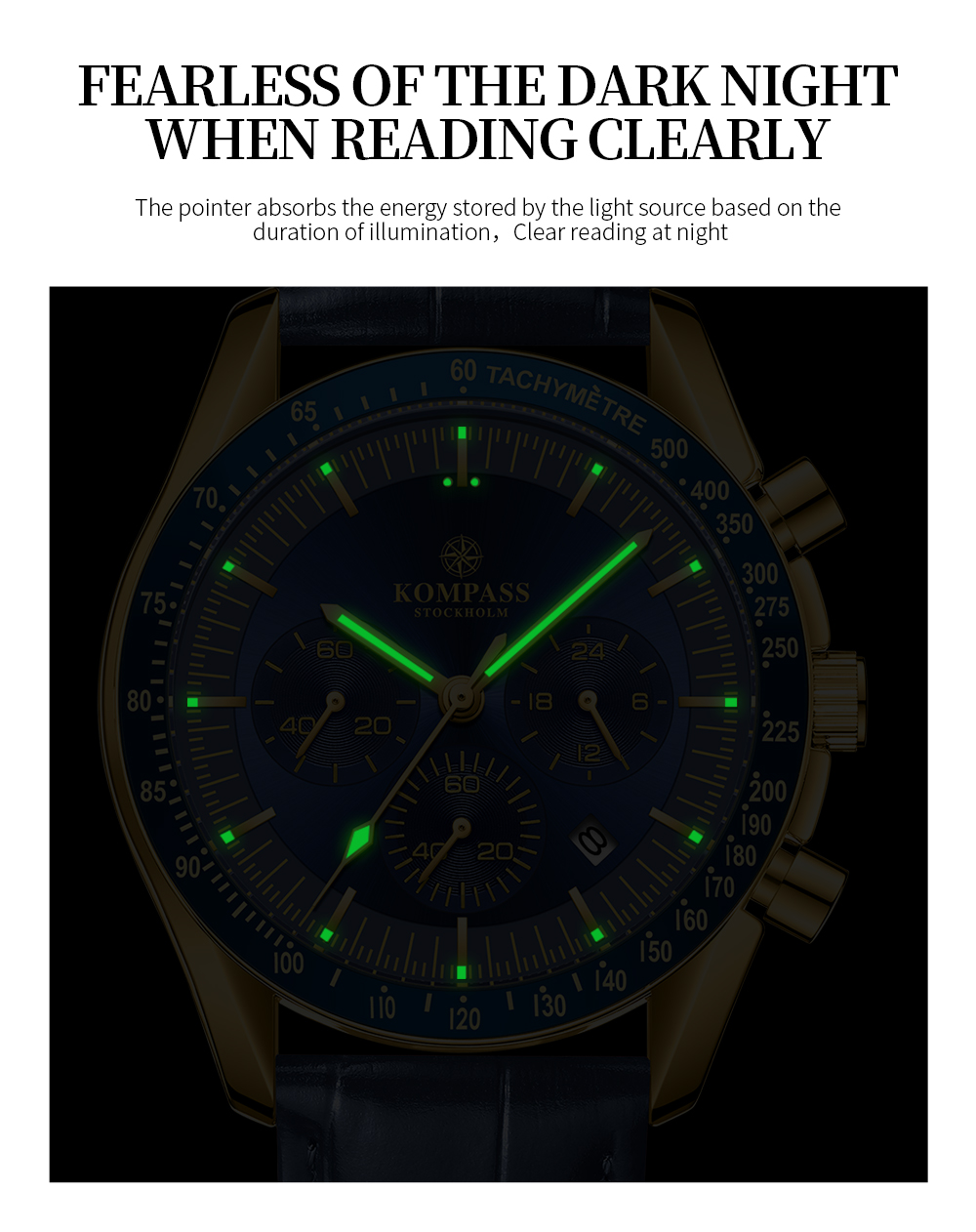 Kompass ChronoSpeed Gold Black - 7