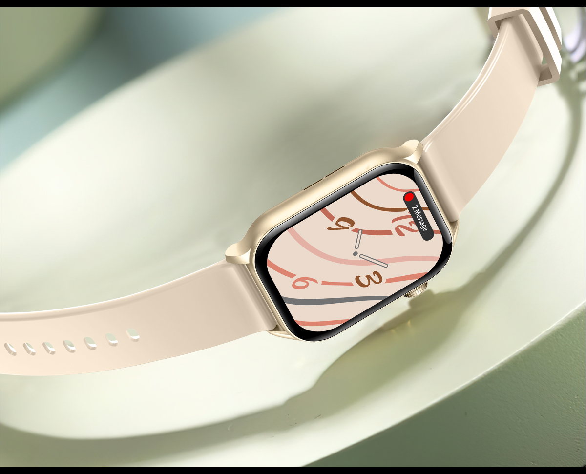 Philippe Palmer Smart Watch LP26 AMOLED Ultra Light Gold Nylon - 33