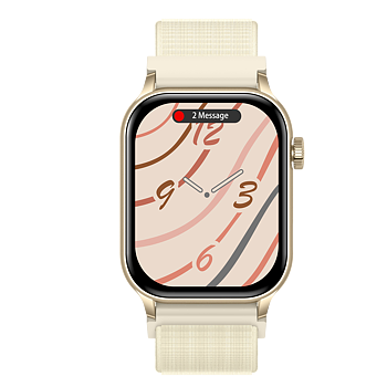 Philippe Palmer Smart Watch LP26 AMOLED Ultra Light Gold Nylon