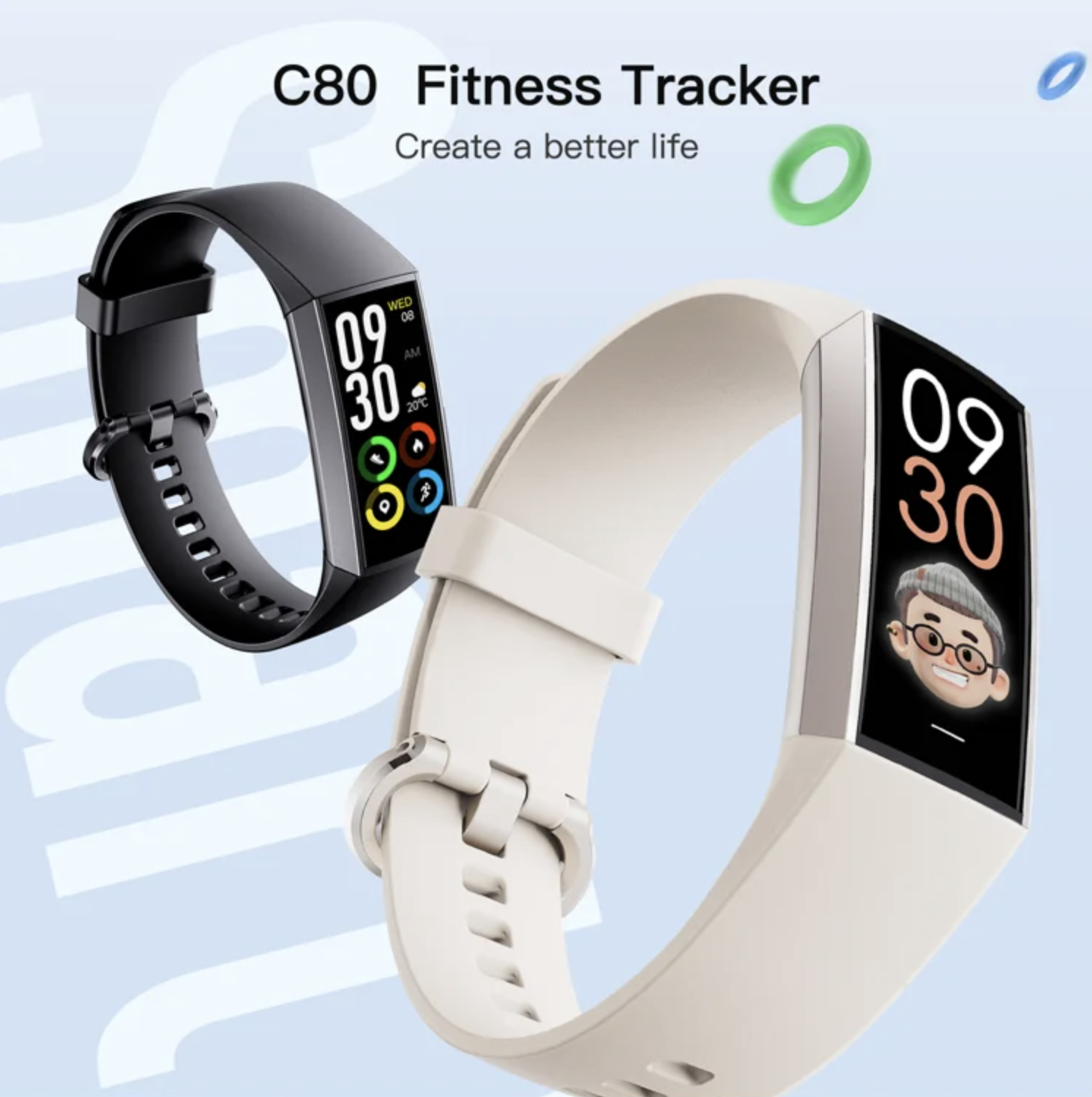 Philippe Palmer Fitness Bracelet LP11 AMOLED Black - 4