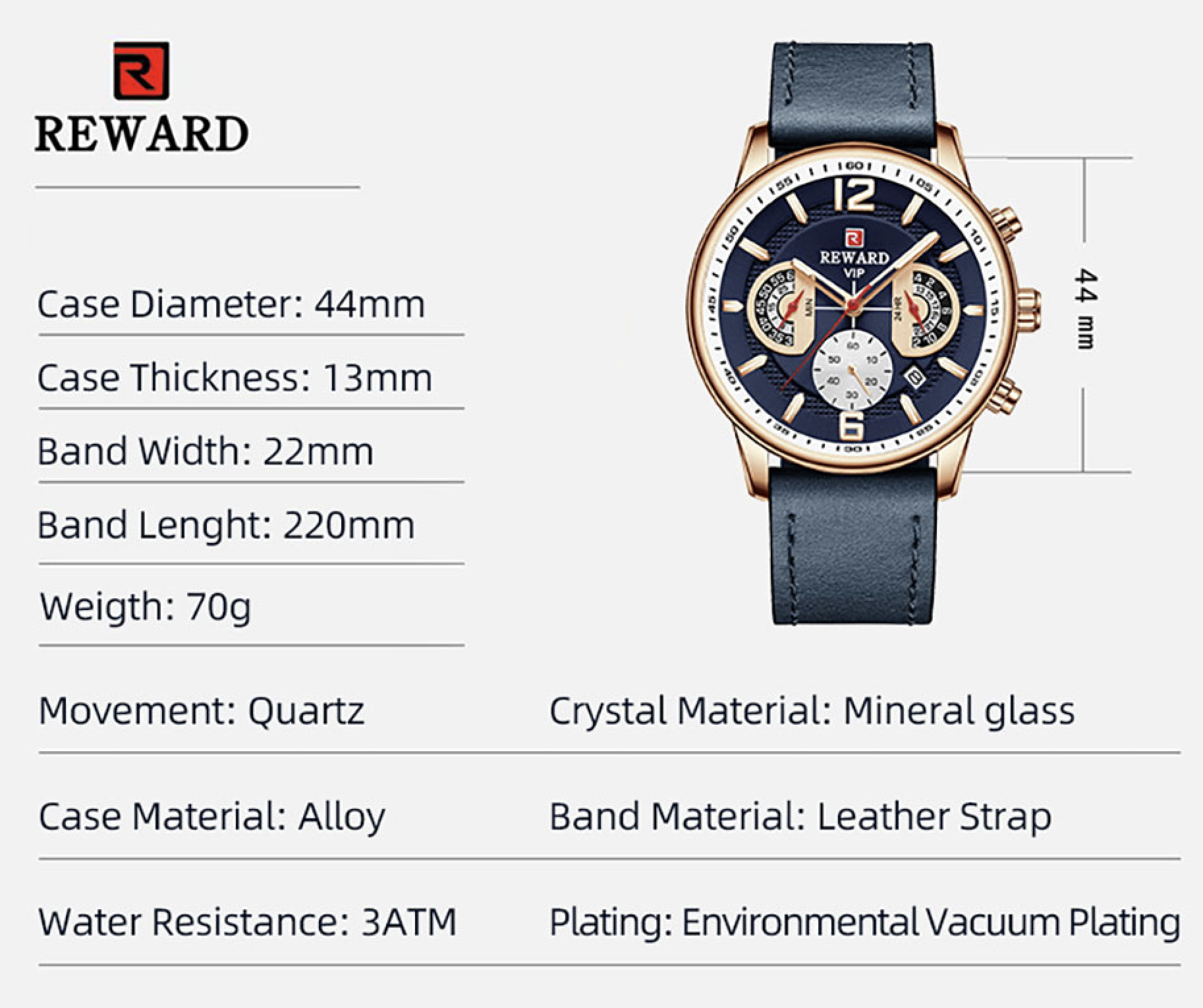 Reward Caldera Rose Gold Black - 7