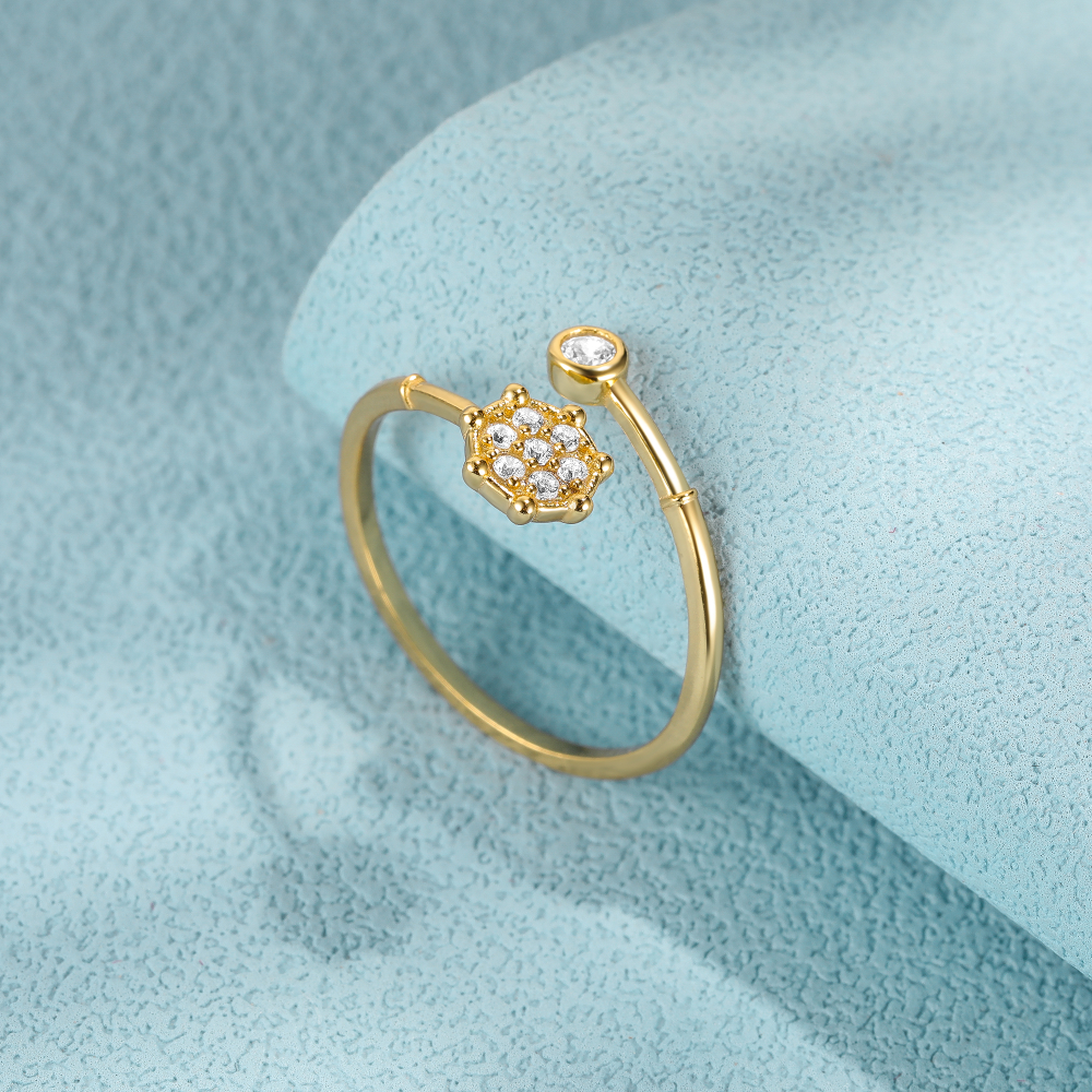 Canard Jewelry S925 Ring Coraline 18K Gold - 4
