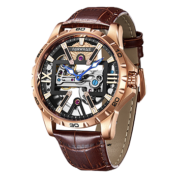 Mark Fairwhale Leviathan Rose Black Brown Leather