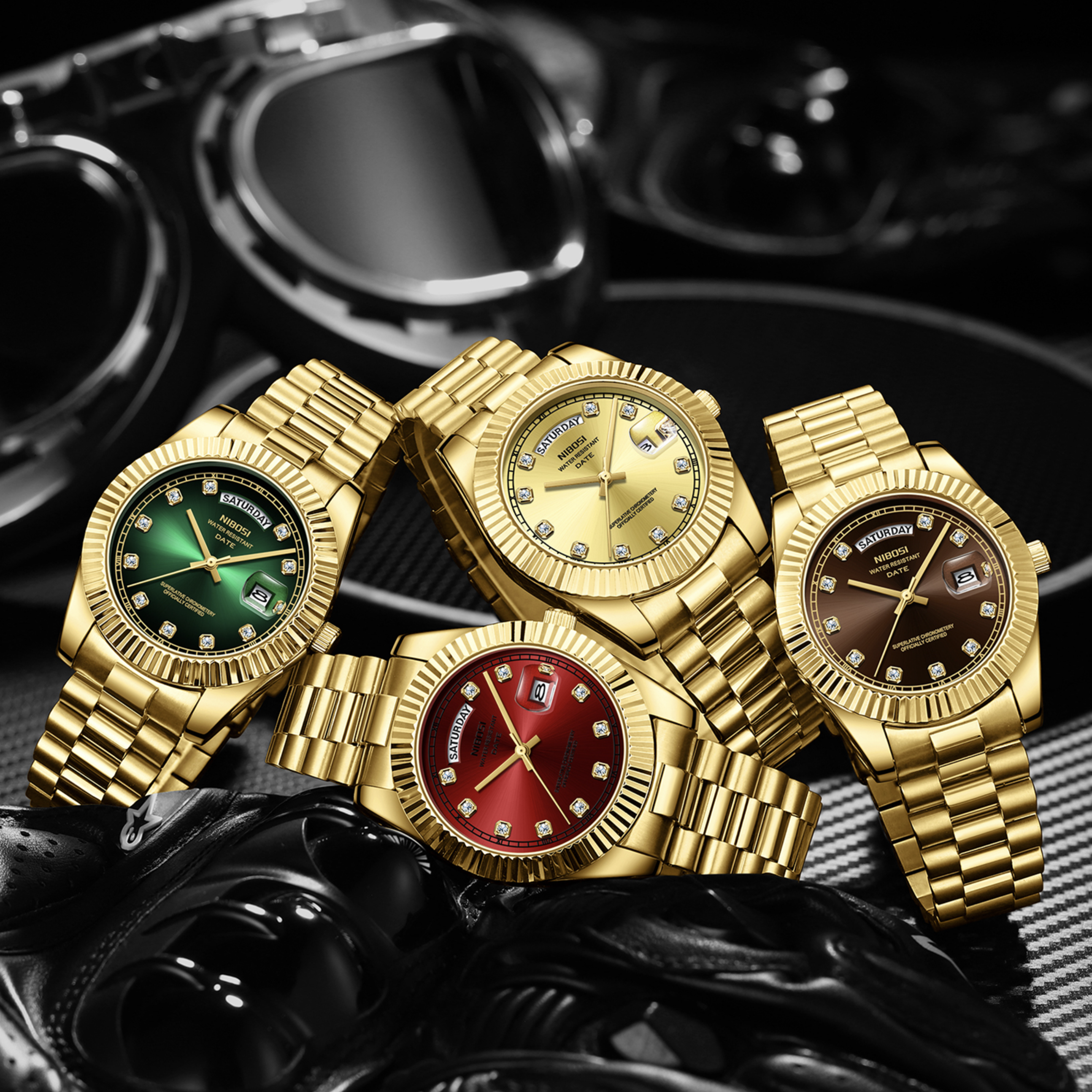 Nibosi Day-Date Silver - 7