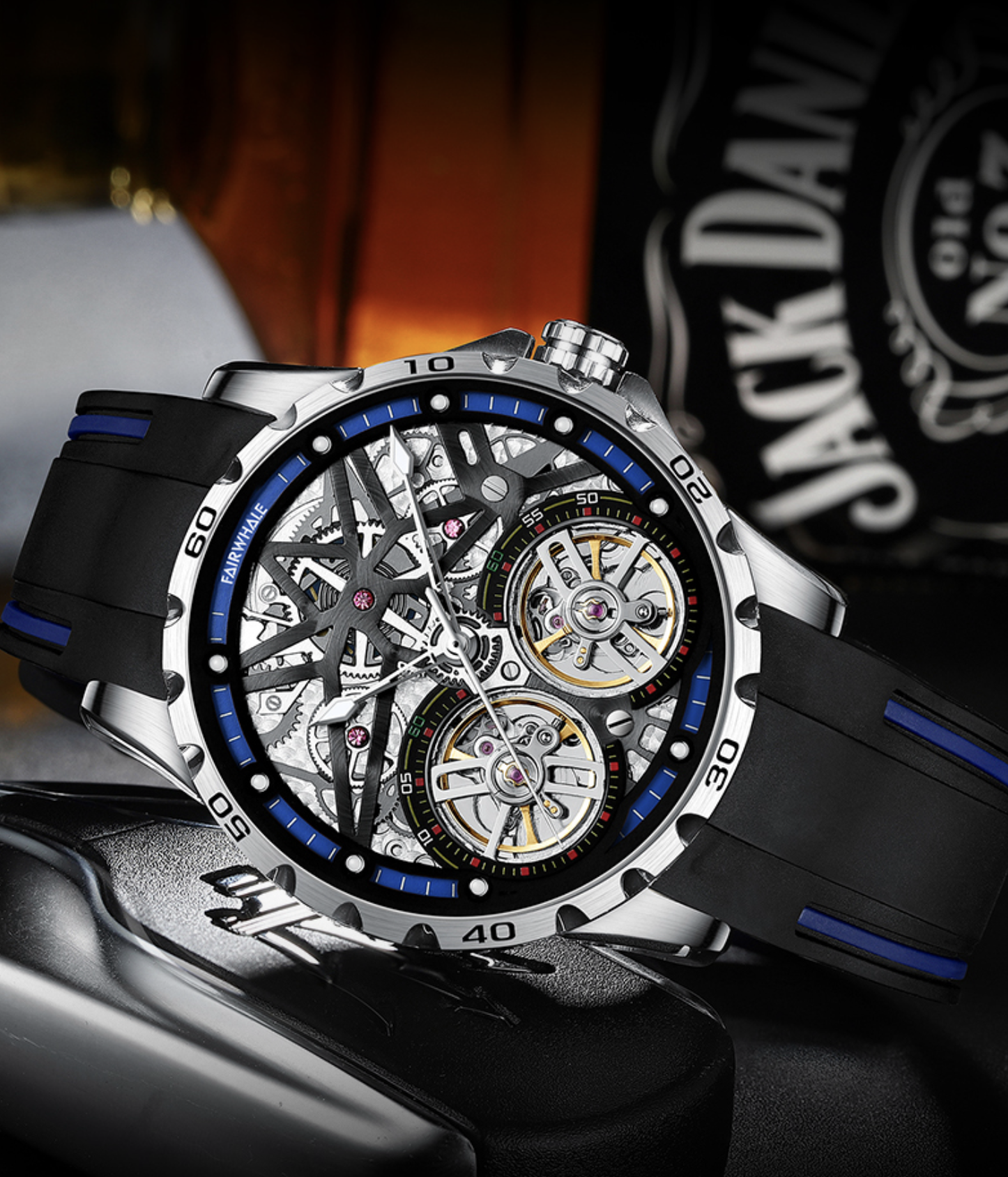 Mark Fairwhale Phoenix Blue Black Rubber - 12