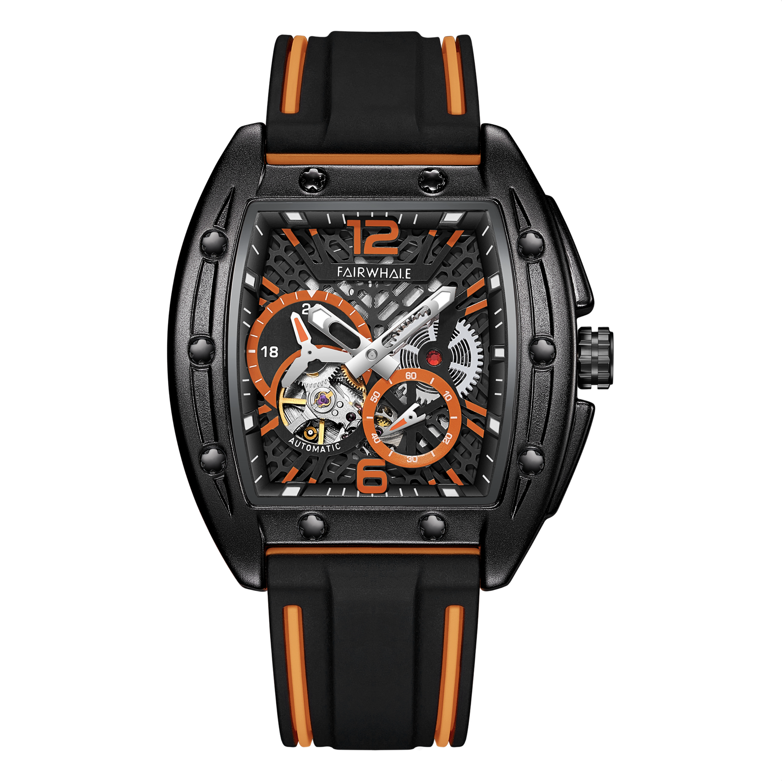 Mark Fairwhale Mordred Black Orange Rubber Leather