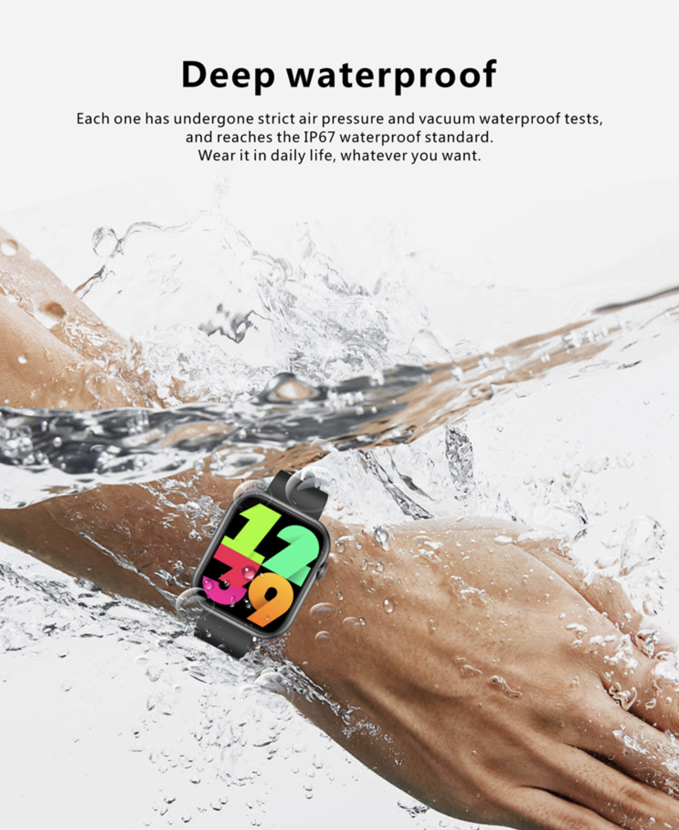 Philippe Palmer Smart Watch LP40 Black - 9