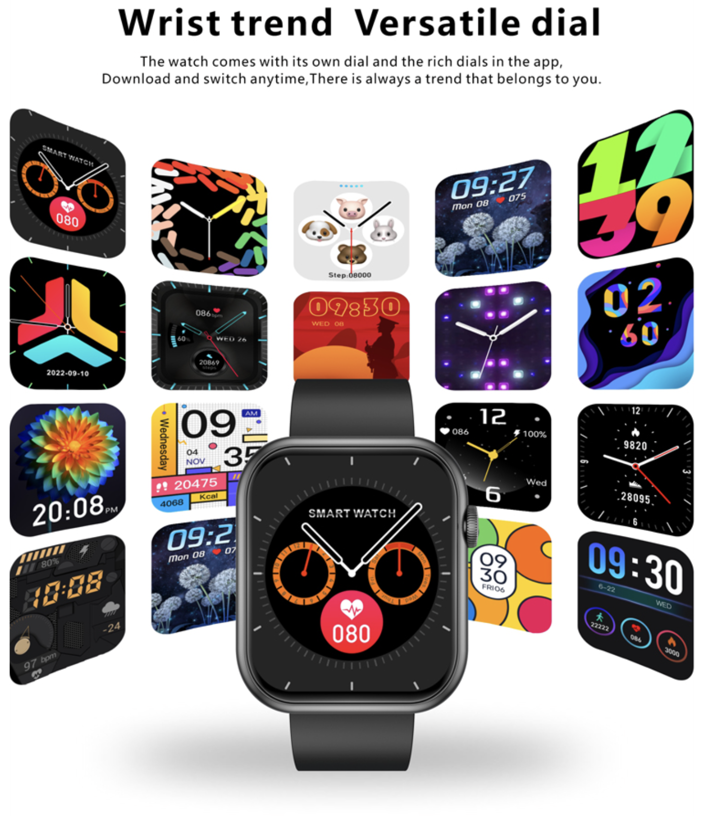 Philippe Palmer Smart Watch LP40 Black - 17