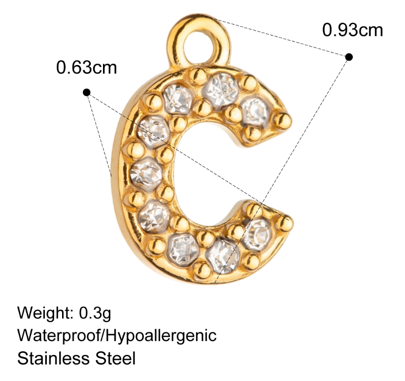 Céleste Charm Stefania Gold