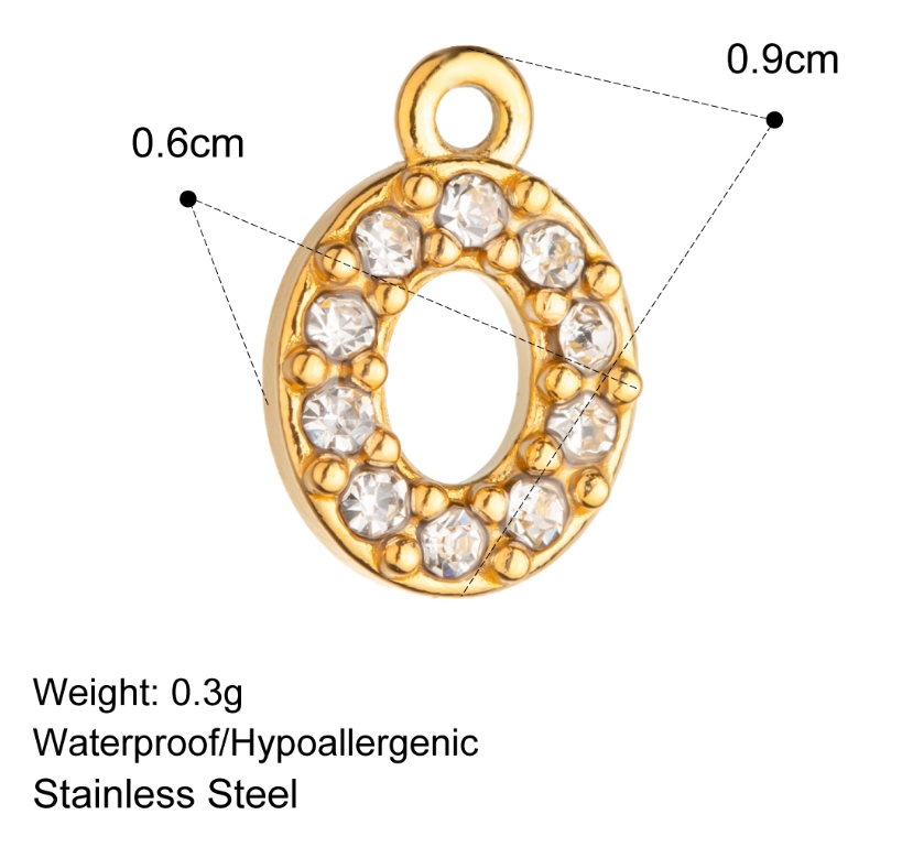 Céleste Charm Viola Gold