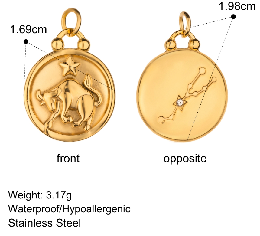 Céleste Charm Luciana Gold
