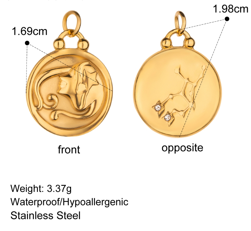 Céleste Charm Lucrezia Gold