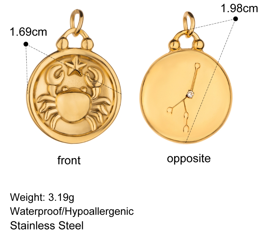 Céleste Charm Ludovica Gold