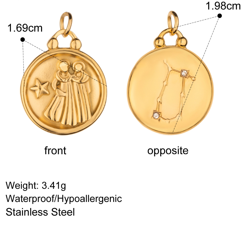 Céleste Charm Luminosa Gold