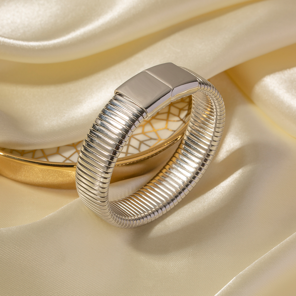 Céleste Bangle Wendy Silver - 2
