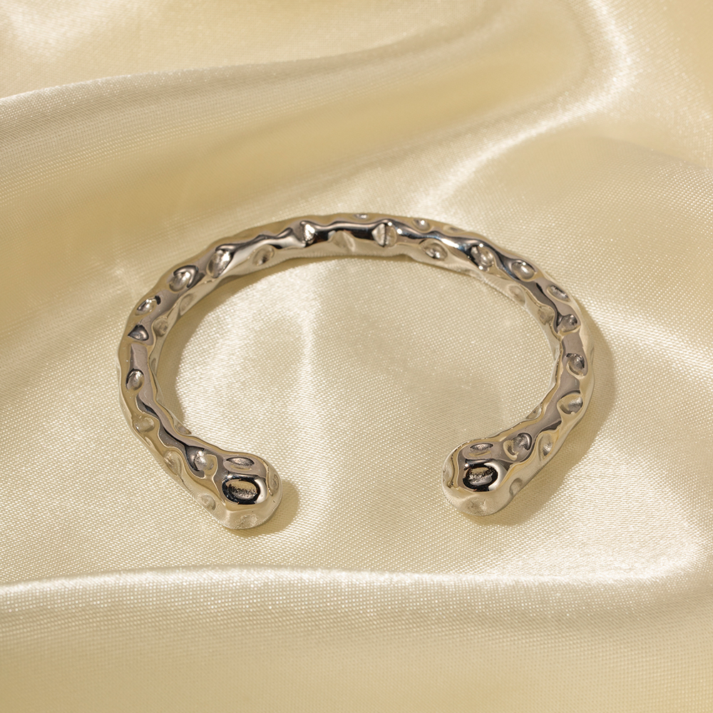 Céleste Bangle Valériane Silver - 4