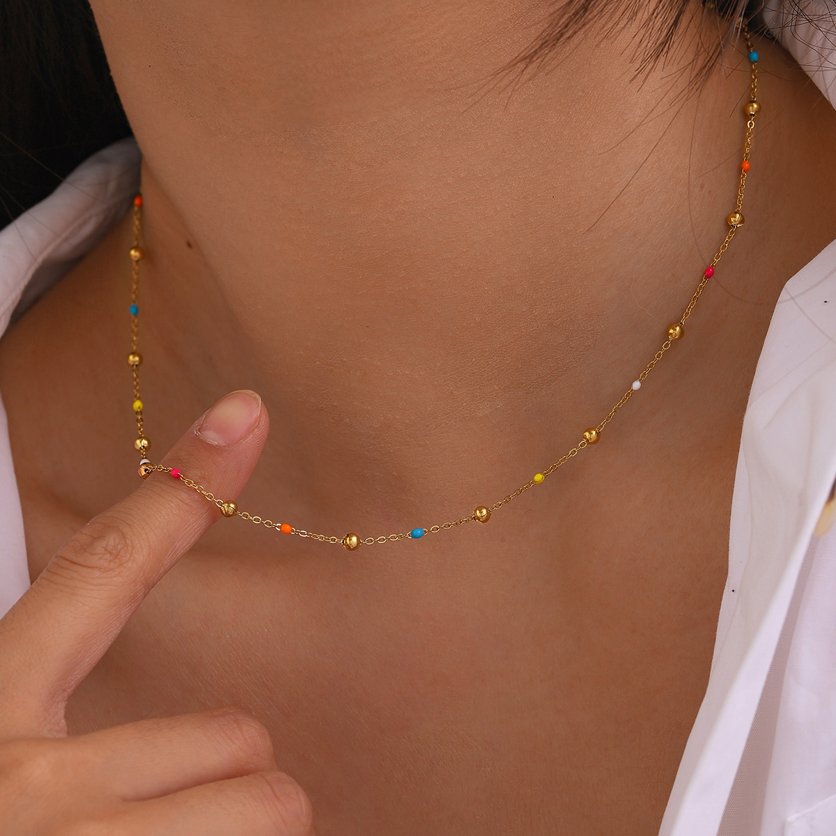 Céleste Necklace Sandra Gold - 3