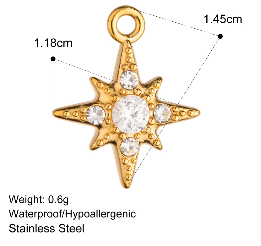 Céleste Charm Eulalia Gold