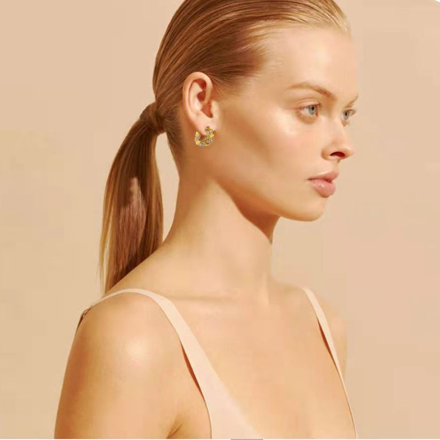 Céleste Earrings Stéphanie 18K Gold - 8