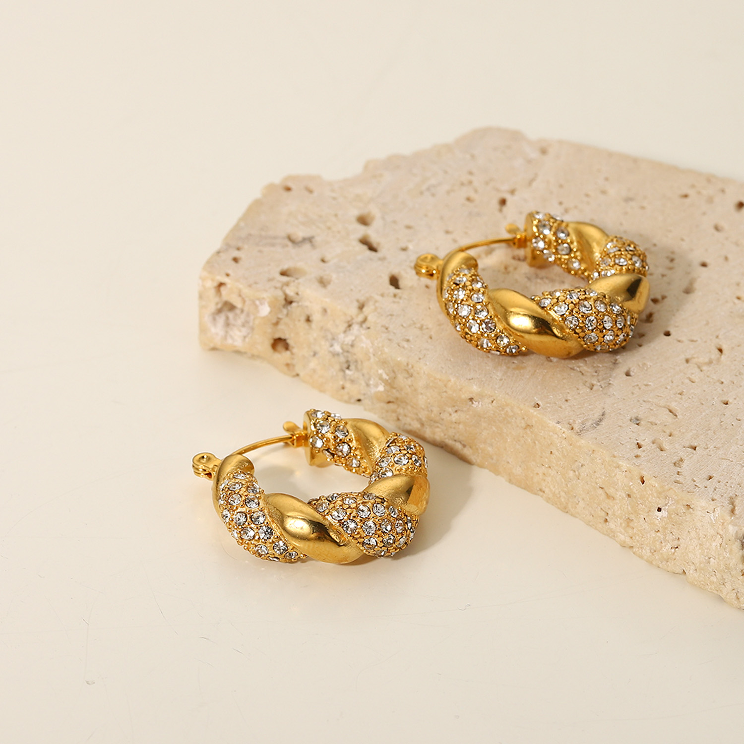 Céleste Earrings Stéphanie 18K Gold - 3