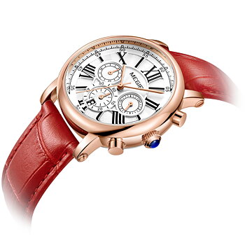 Megir Chrono-Dux Red
