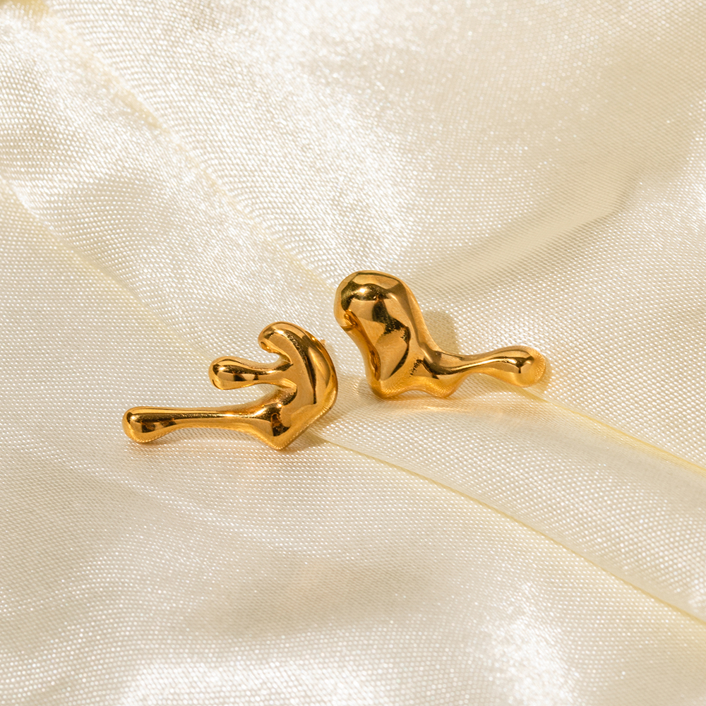 Céleste Earrings Olara 18K Gold - 7