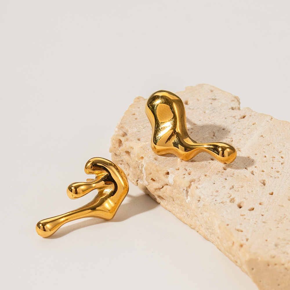 Céleste Earrings Olara 18K Gold - 2