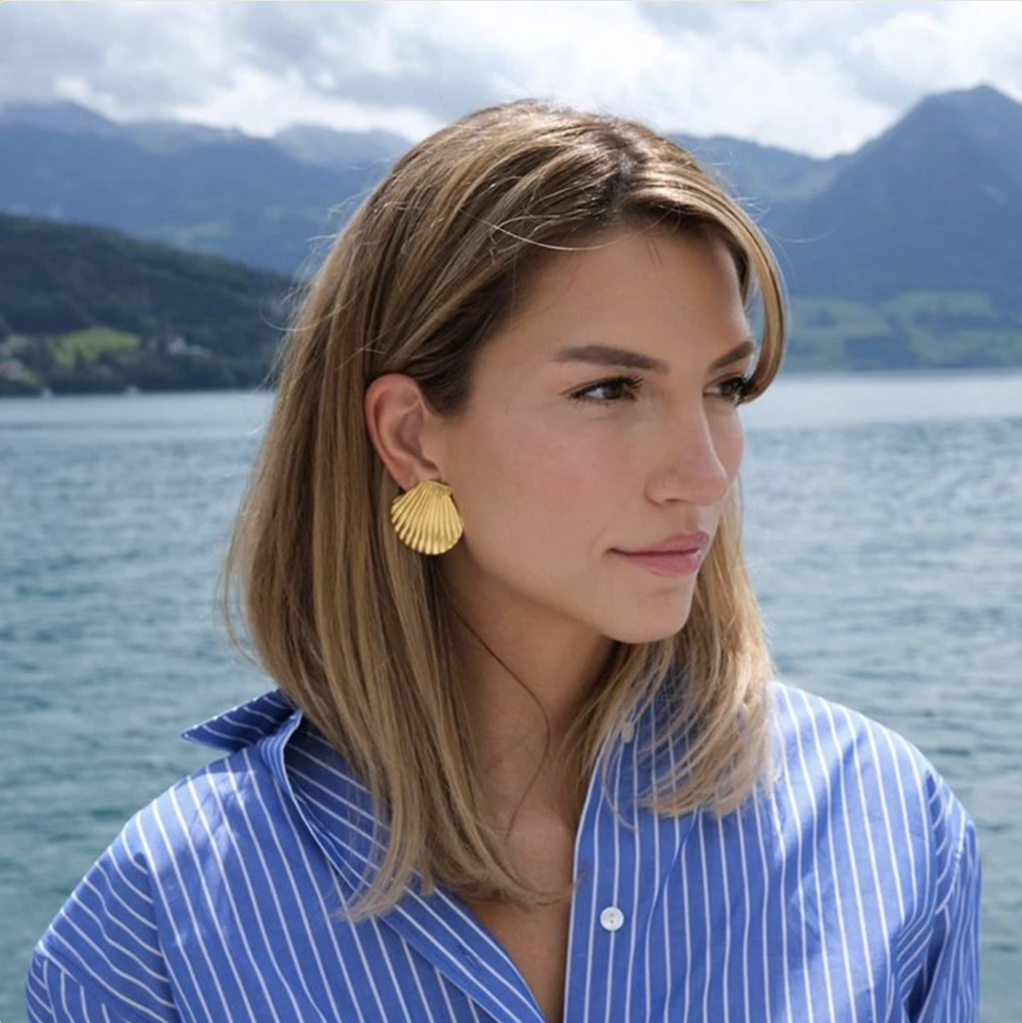 Céleste Earrings Gwladys 18K Gold - 4